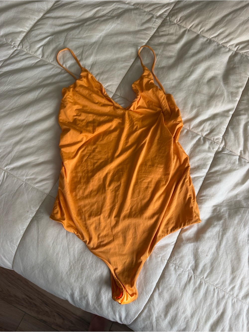 MAI : swimwear Women’s Orange Slip Bodysuit